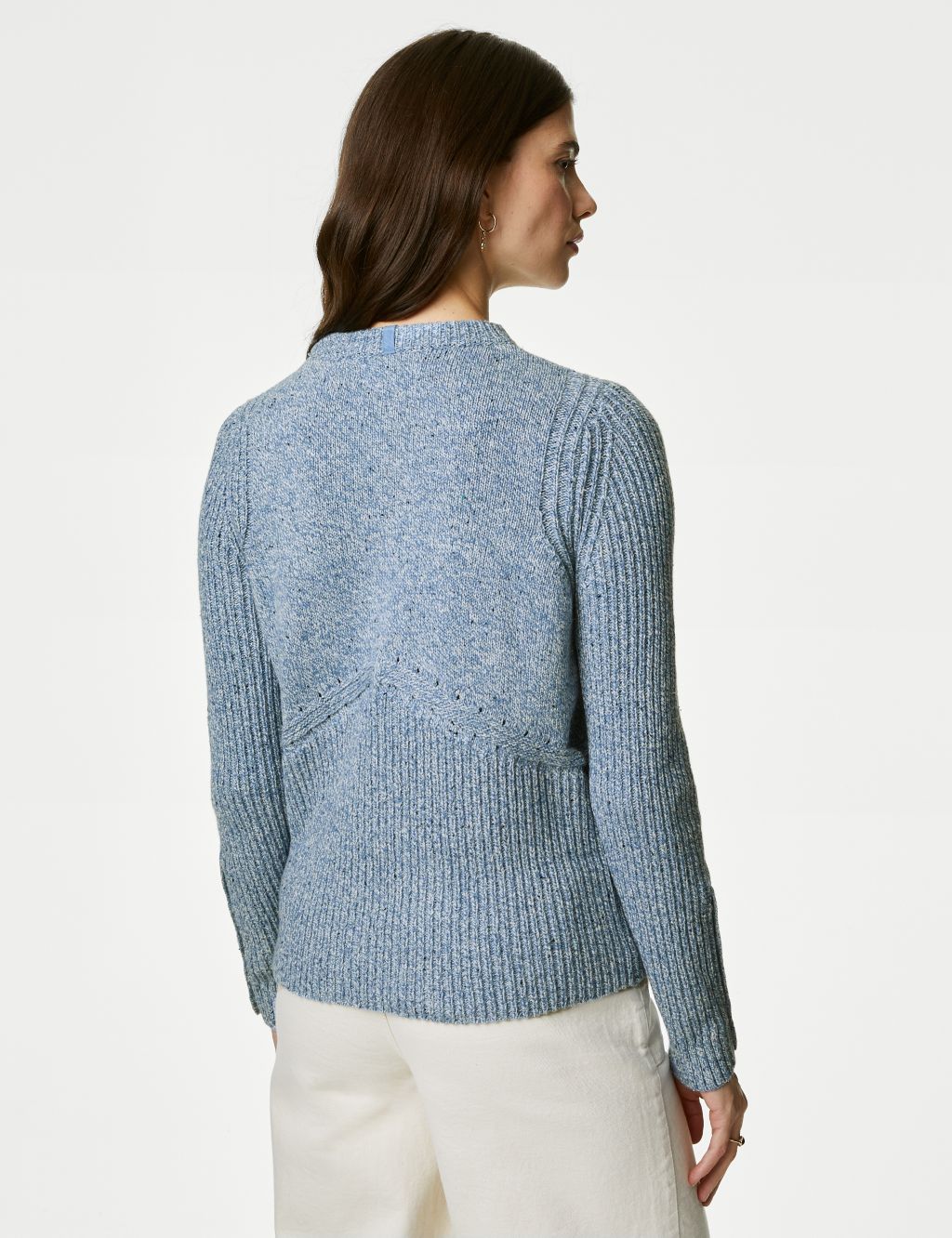 Cotton Rich Jumper with Wool image 4