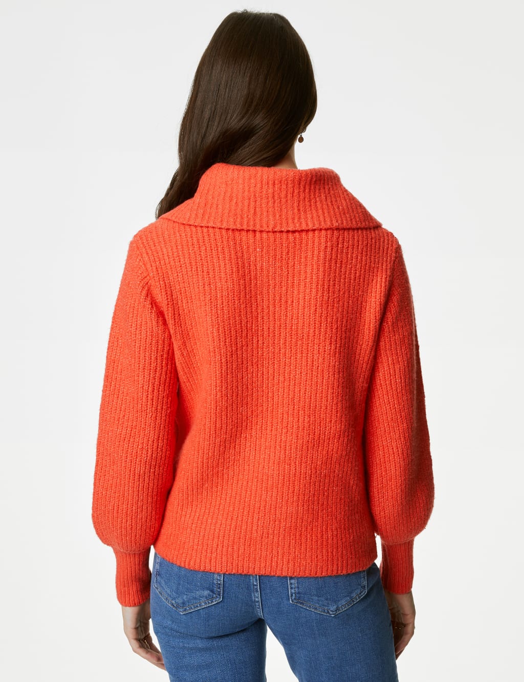 Cotton Rich Ribbed Jumper with Wool image 5