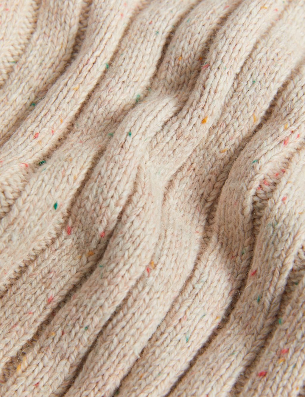 Cotton Rich Ribbed Collared Jumper image 6