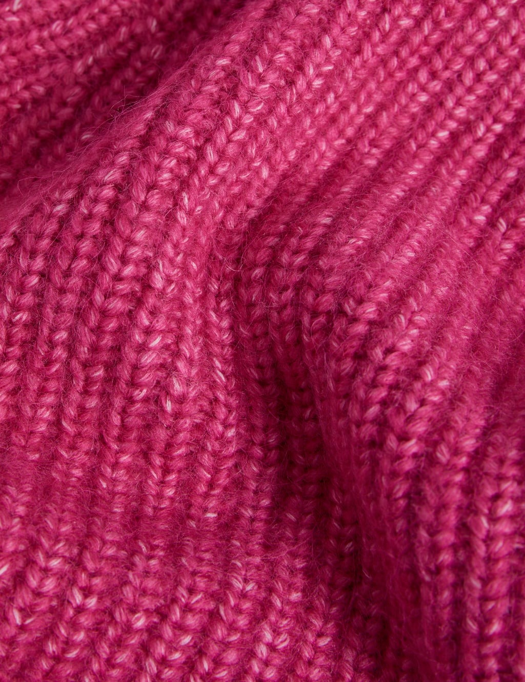 Knitted V-Neck Relaxed Cardigan with Wool image 6