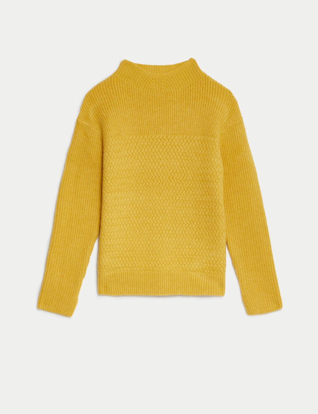 Funnel Neck Jumper with Wool image 2