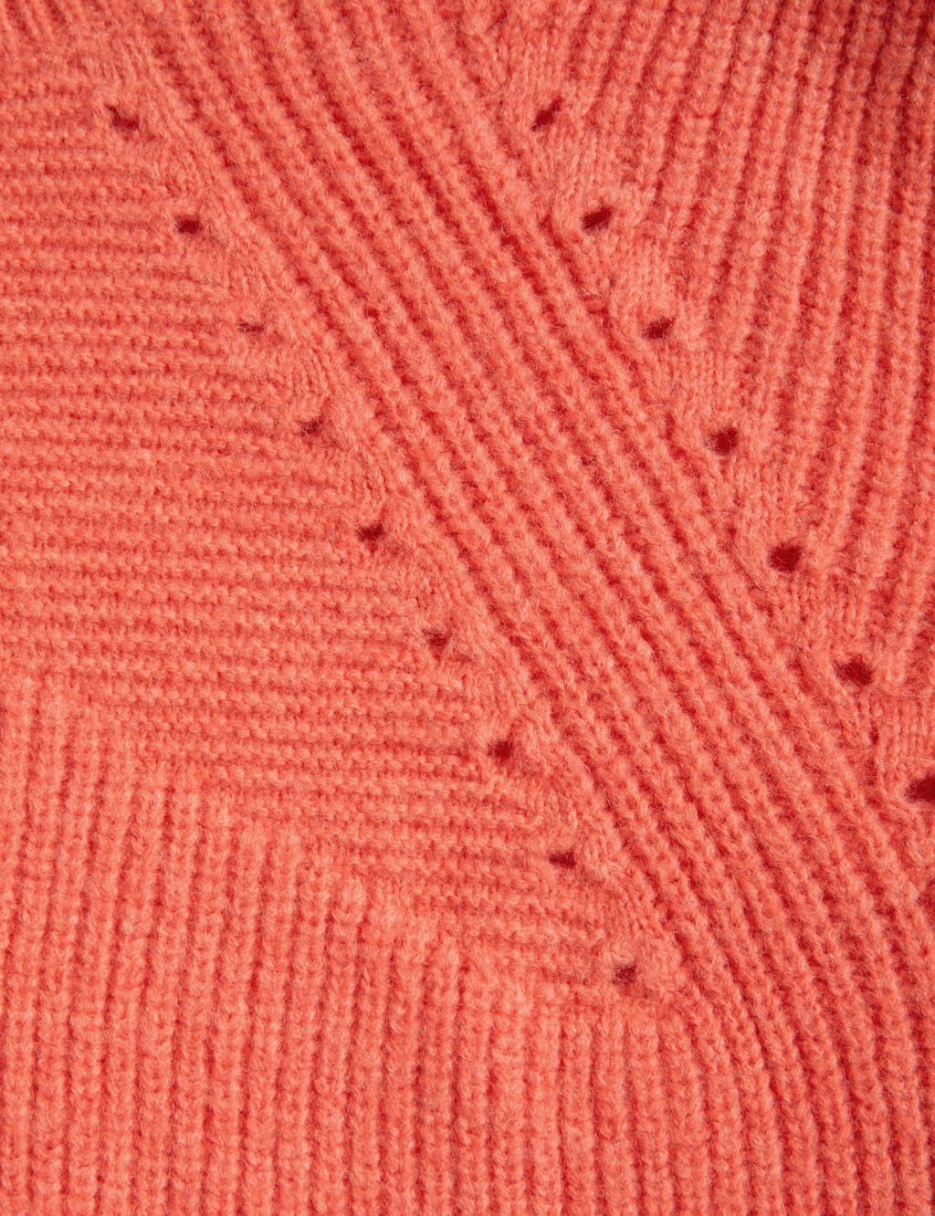 Pointelle Round Neck Jumper with Wool image 6