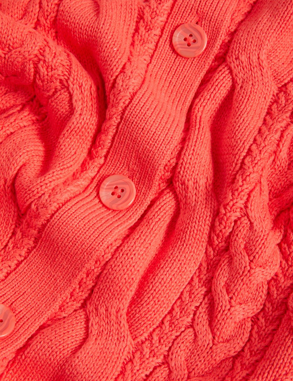 Pure Cotton Cable Knit Cardigan image 6