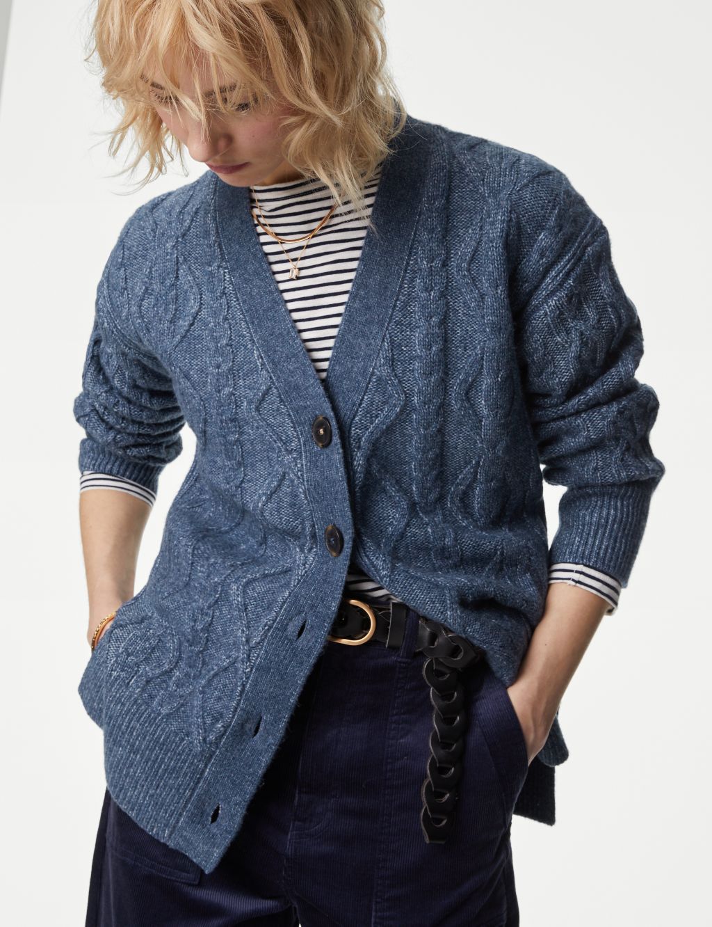 Cable Knit Cardigan image 1