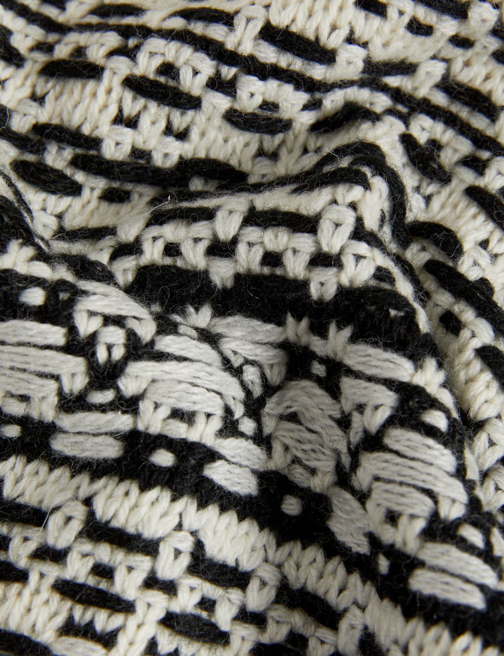 Fair Isle Ribbed Jumper with Wool image 6
