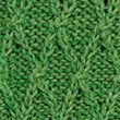 Cotton Rich Textured Knitted Top - grass