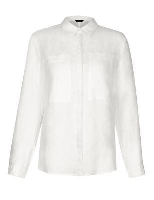 Pure Linen Shirt | Autograph | M&S