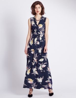 Leaf Print Maxi Dress | Per Una | M&S