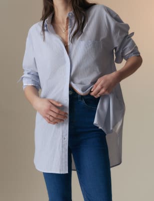

Womens Per Una Skinny-Jeans mit hohem Bund und hohem Tencel™-Anteil - Dark Indigo, Dark Indigo