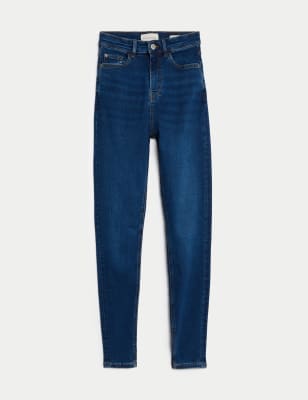 Lyocell Rich High Waisted Skinny Jeans