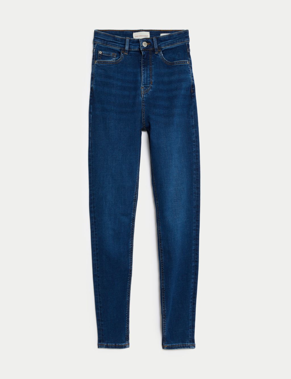 Lyocell Rich High Waisted Skinny Jeans image 2