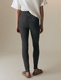 Lyocell Rich High Waisted Skinny Jeans