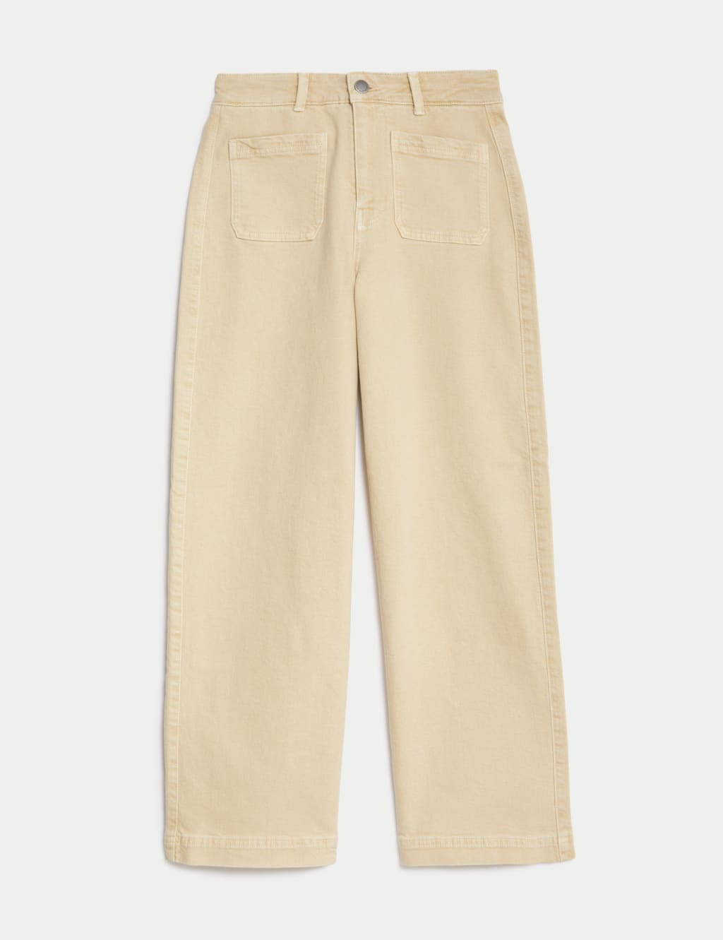Tea Dyed Wide Leg Ankle Grazer Jeans image 2