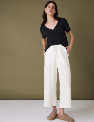 M & s hot sale cropped trousers