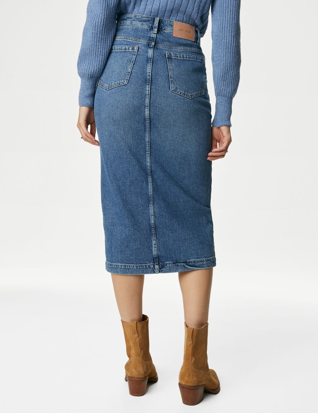 Plus-Size Denim Skirts | M&S