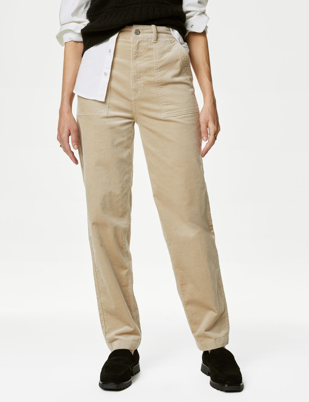 Corduroy Tapered Trousers image 3
