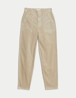 Corduroy Tapered Trousers