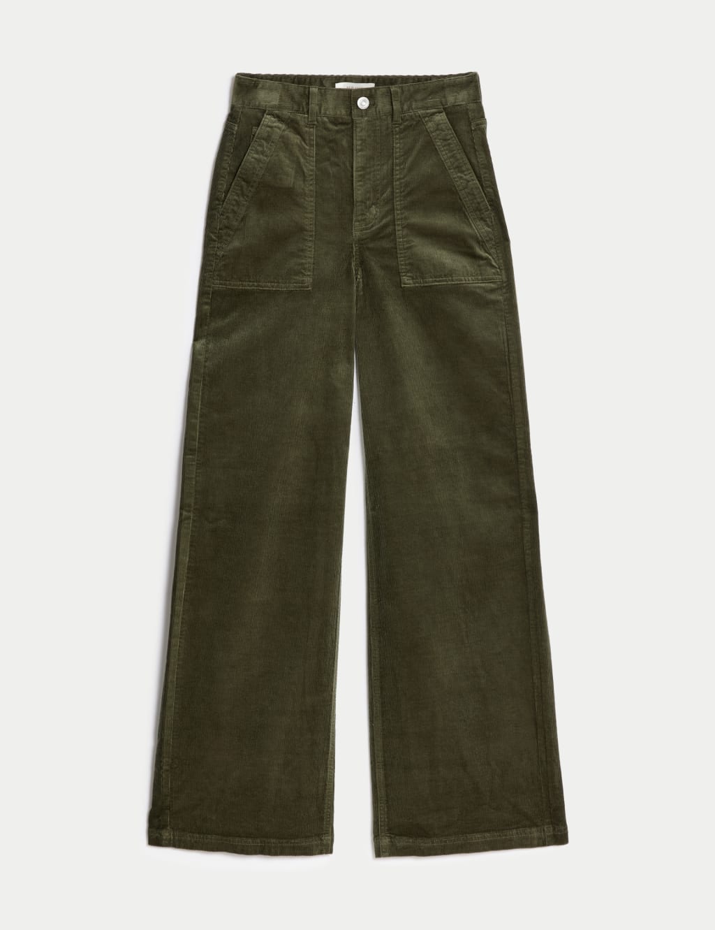 Cord Wide Leg Trousers image 2