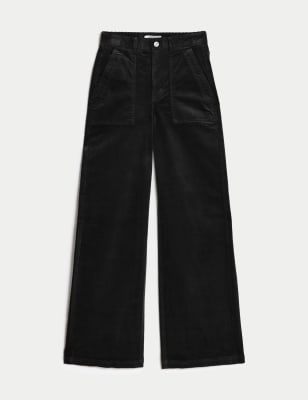 Cord Wide Leg Trousers