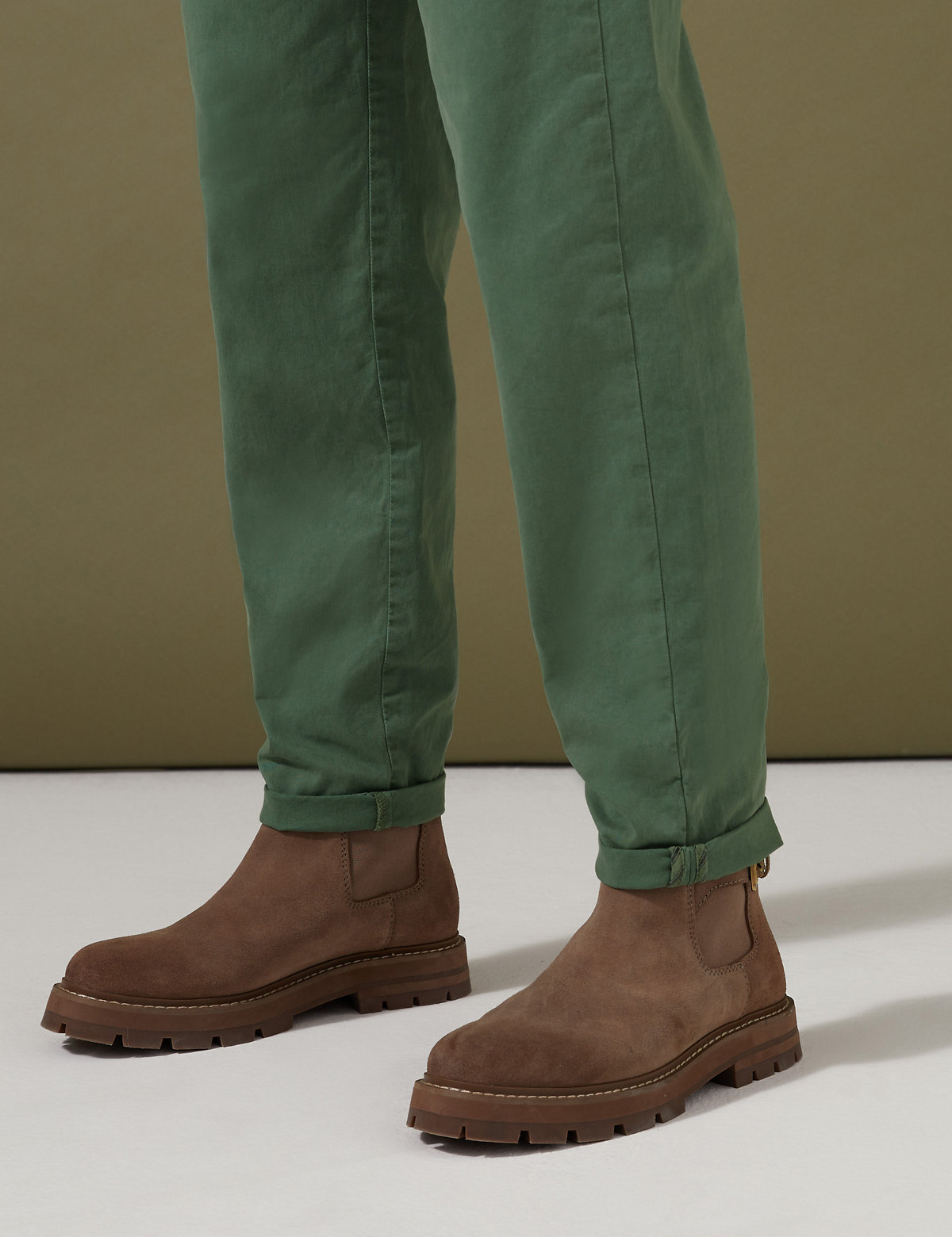 Cotton Rich Tapered Chinos