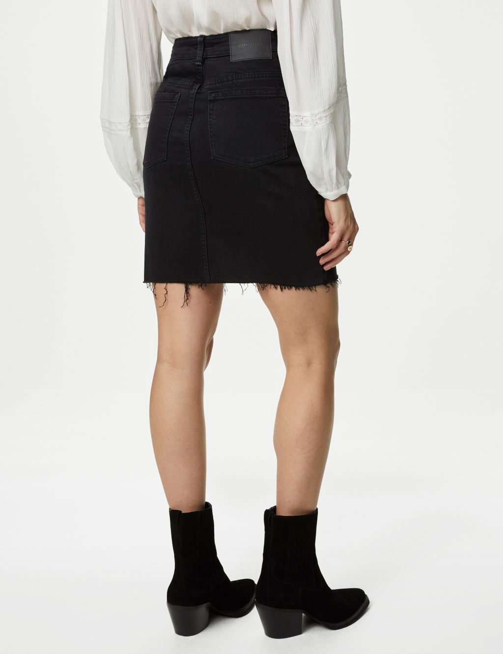 Denim Mini Skirt image 5