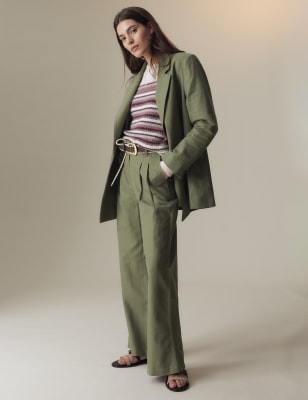 Per una sale linen trousers