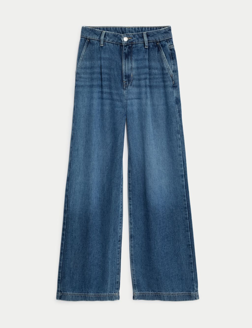 Lyocell™ Rich High Waisted Wide Leg Jeans image 2