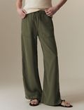 Lyocell Rich Elasticated Waist Trousers