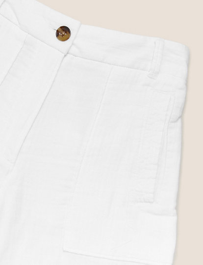 Pure Cotton Utility Shorts
