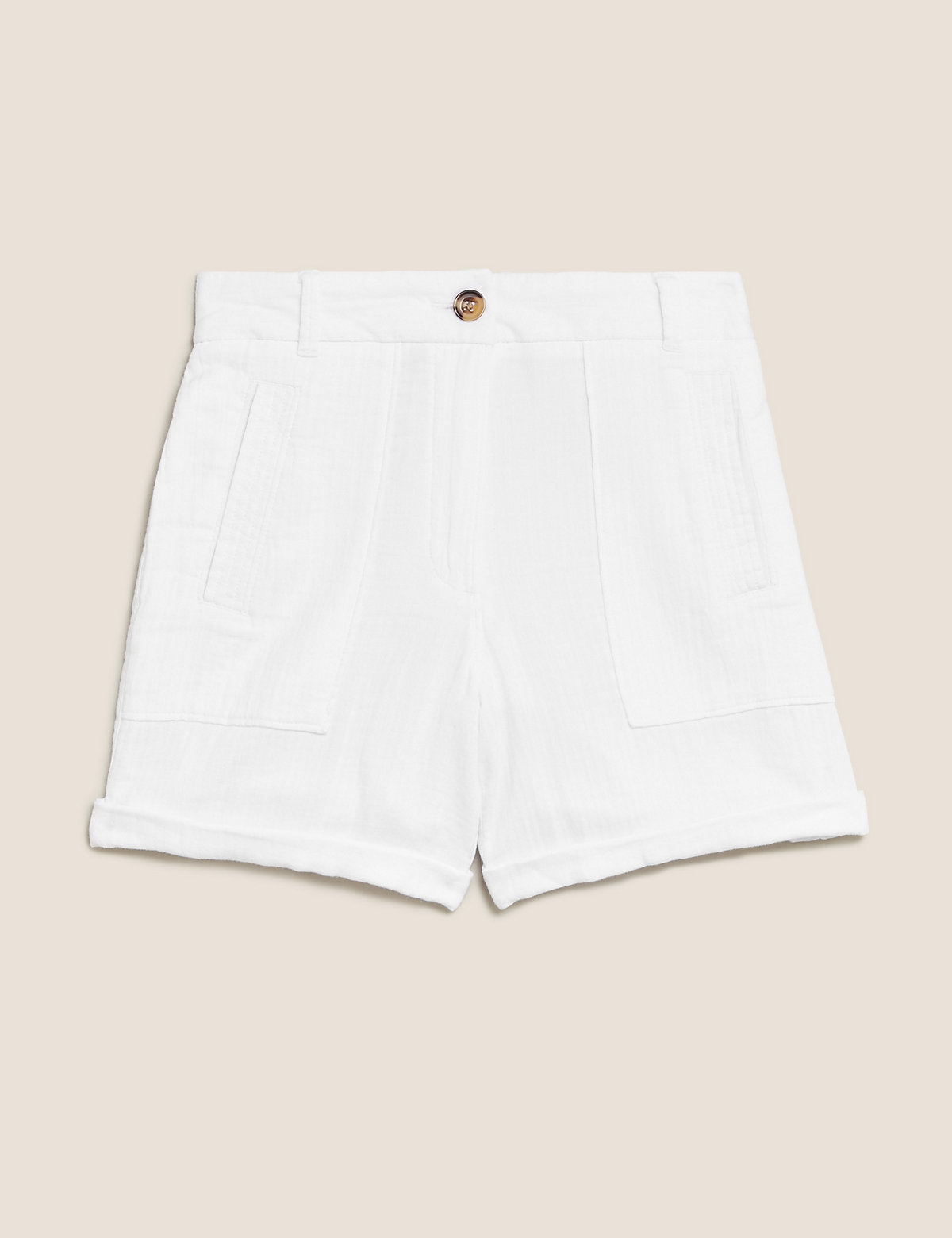 Pure Cotton Utility Shorts