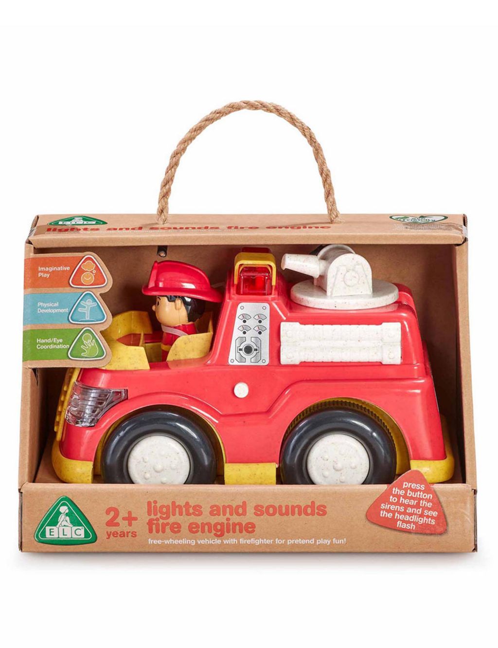 Lights and Sounds Fire Engine Toy (2+ Yrs)
