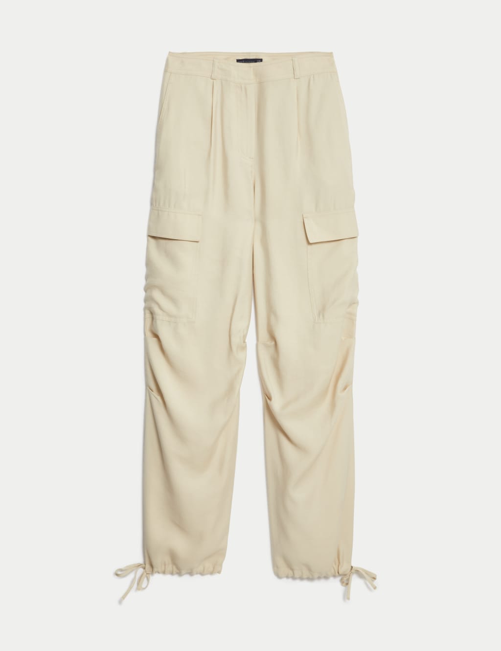 Modal Rich Cargo Wide Leg Trousers image 2
