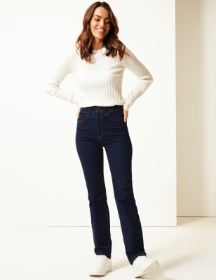 Straight leg hot sale jeans m&s