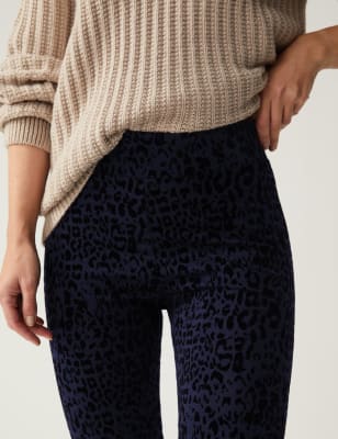 Spanx | Look At Me Now Leggings | Indigo Leopard