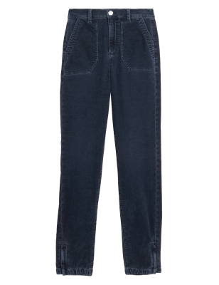 

M&S Collection Pantalón deportivo tobillero slim de panaWomens - Navy, Navy