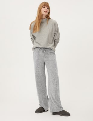 Wide leg jersey joggers new arrivals