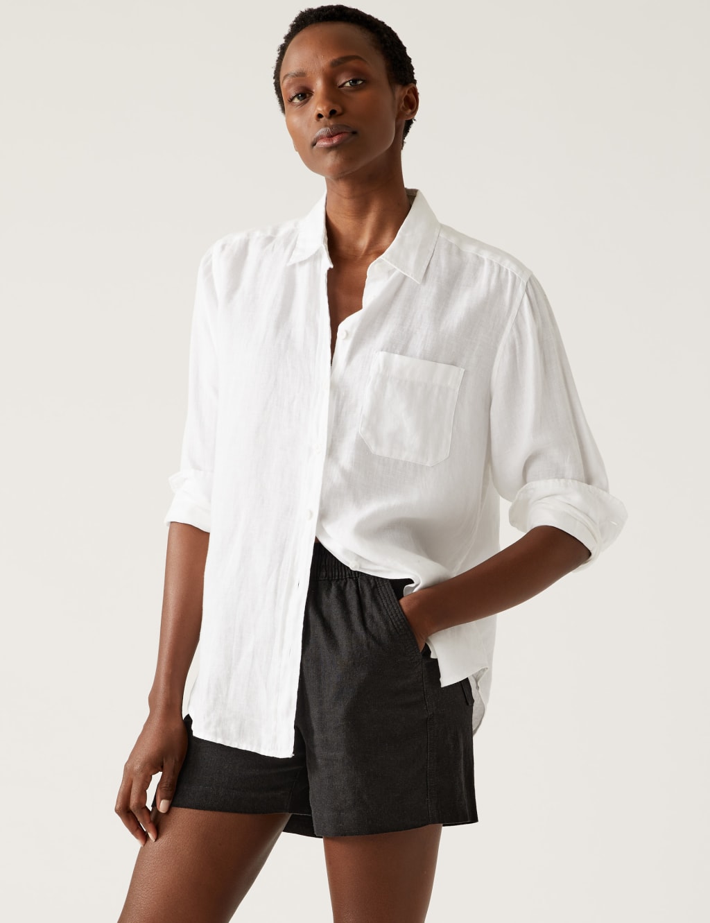 Linen Rich Shorts image 2