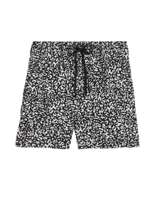 

M&S Collection Pantalón corto de linoWomens - Black Mix, Black Mix