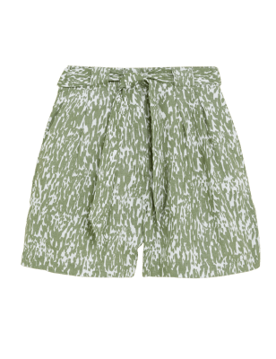 

Womens M&S Collection Pure Linen Shorts - Faded Khaki, Faded Khaki