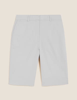 Cotton Rich Knee Length Chino Shorts