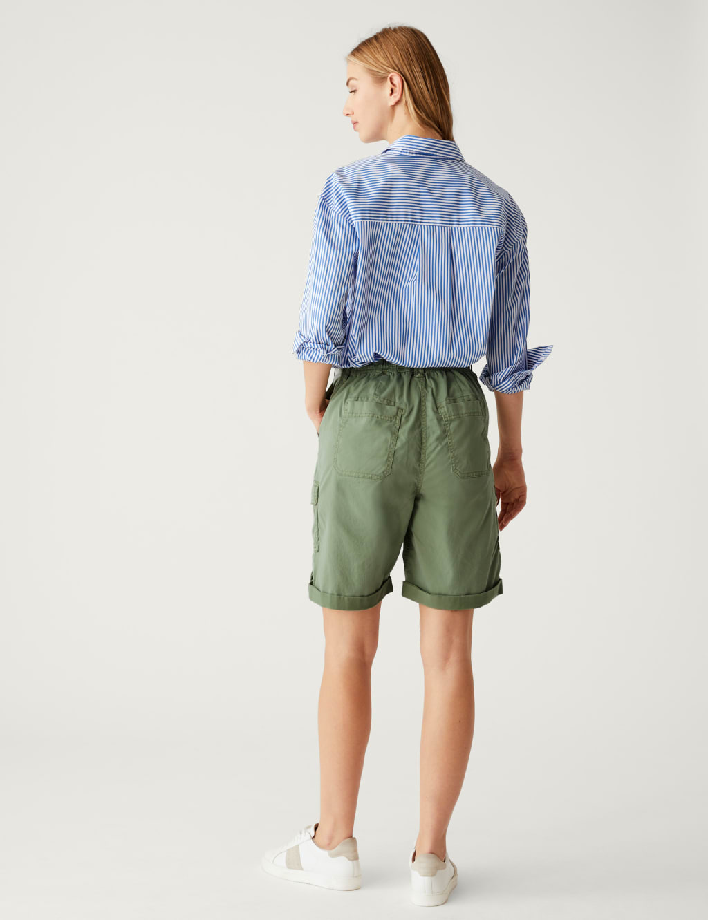 Tencel™ Rich Cargo Tea Dyed Shorts image 4