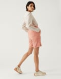 Lyocell Rich Cargo Tea Dyed Shorts