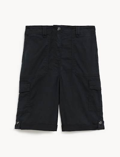 Lyocell Rich Cargo Tea Dyed Shorts