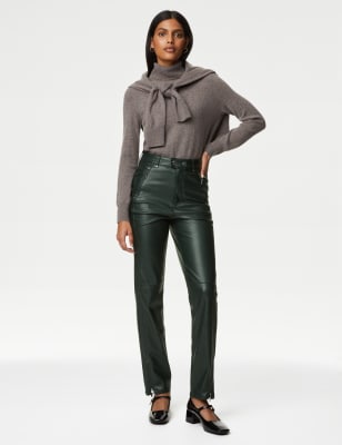 Faux Leather Trouser -  Canada