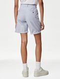 Cotton Rich Striped Chino Shorts