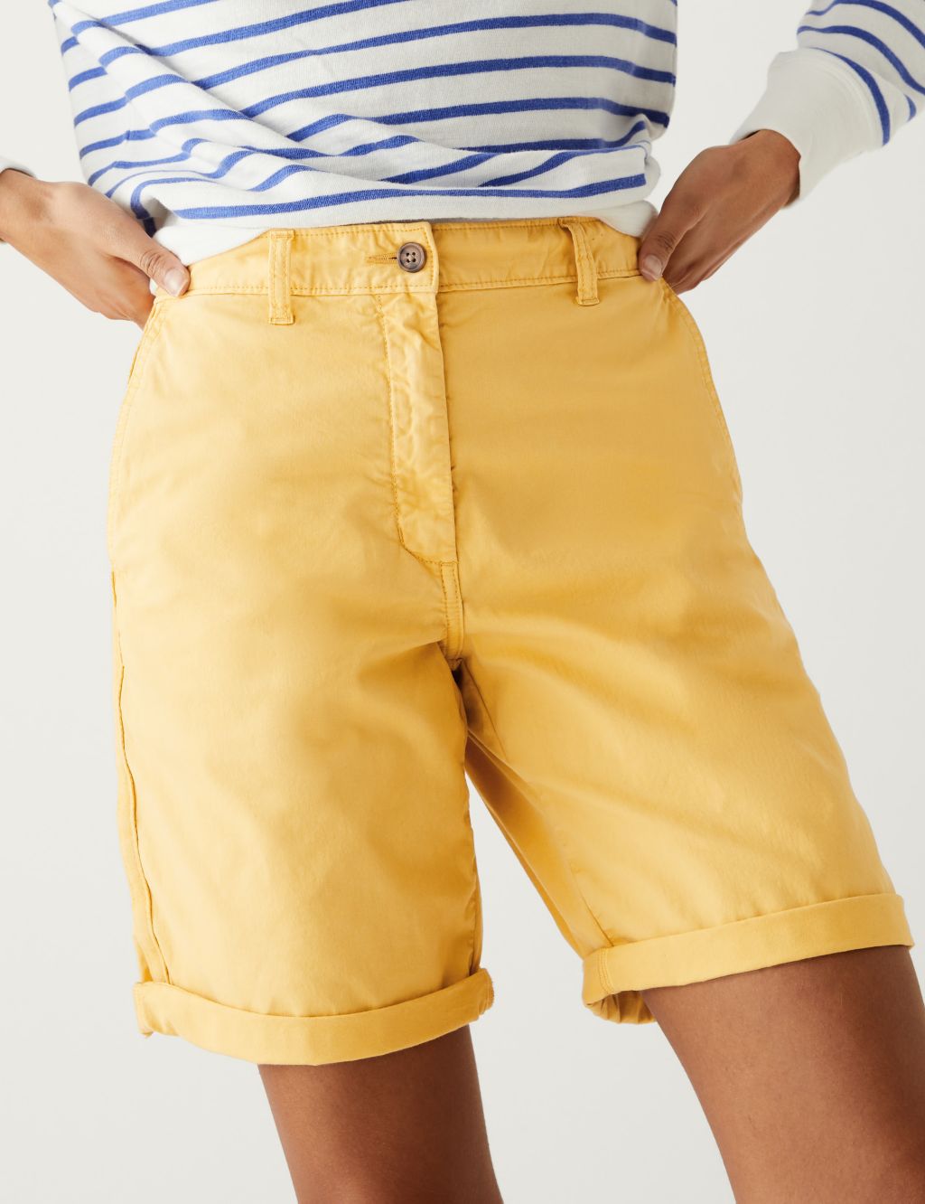 Cotton Rich Tea Dyed Chino Shorts image 4