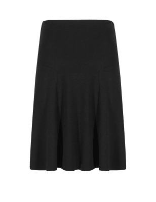 PETITE Flared Hem A-Line Skirt | M&S