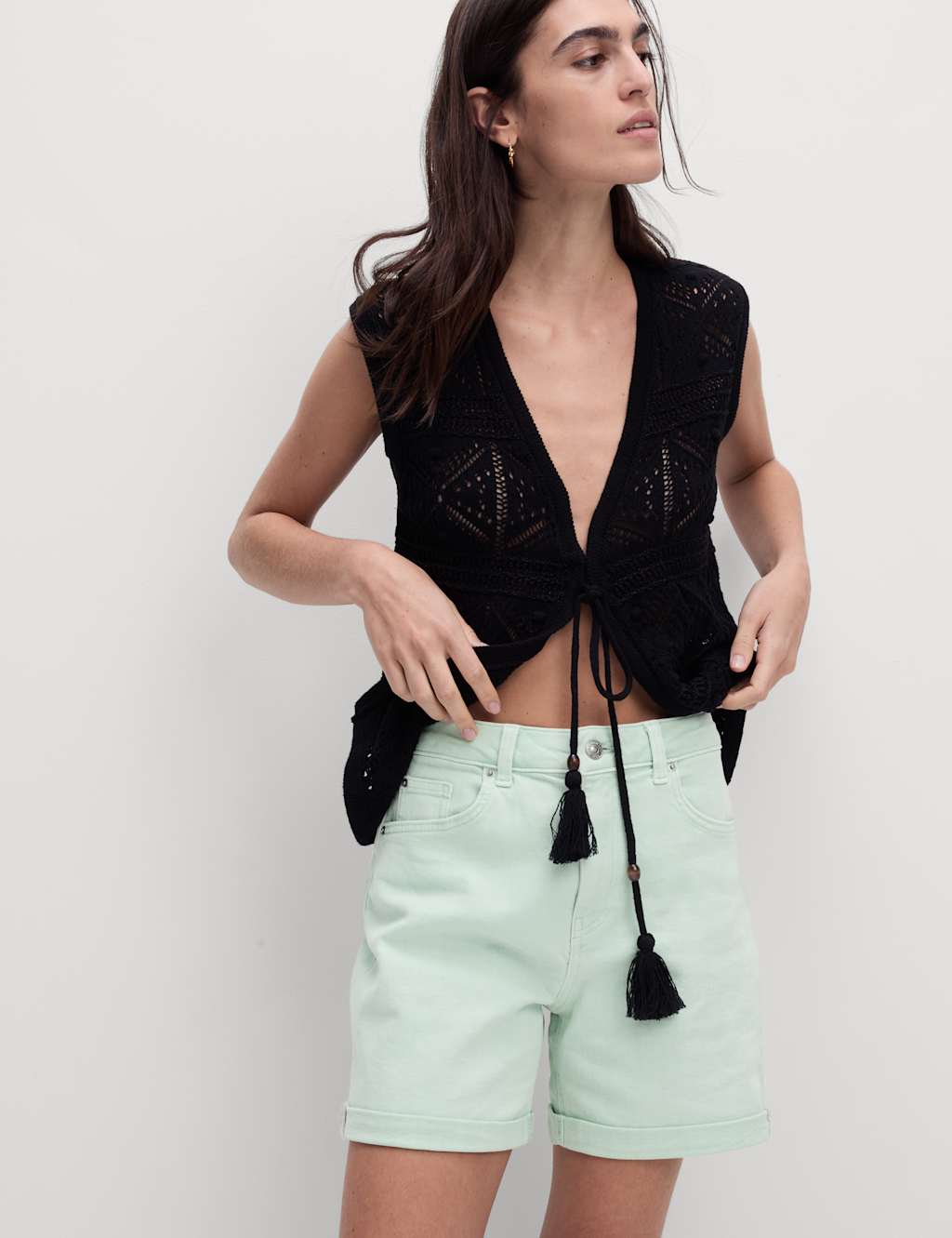 Women s Green Shorts M S