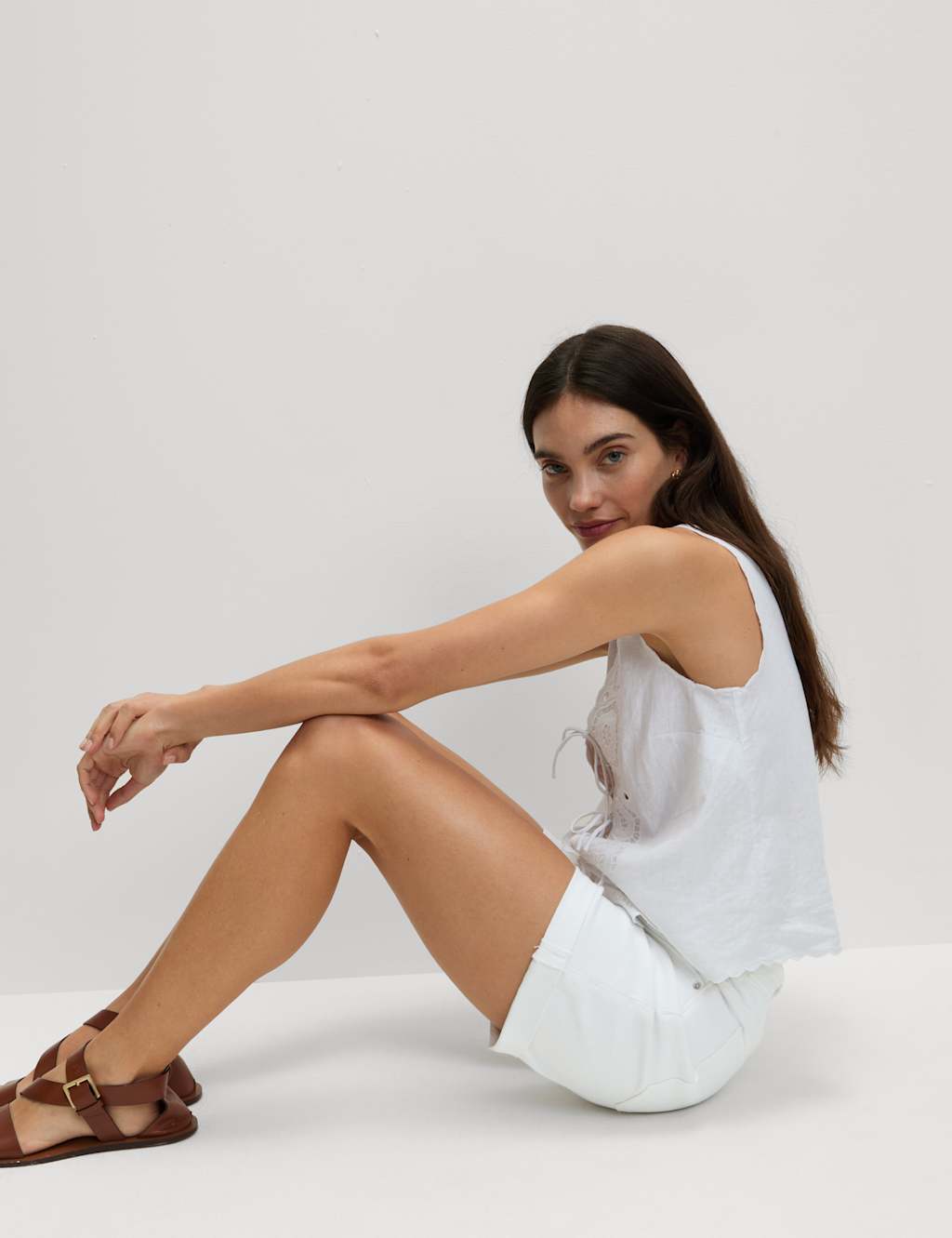 Women's White Shorts | Mu0026S