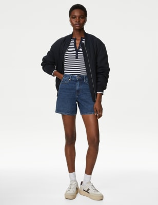 Marks and spencer denim on sale shorts